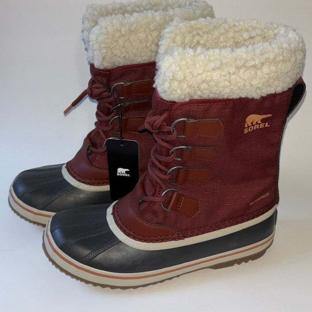 NWT Sorel Winter Carnival Waterproof snow rain winter boot 6.5 Spice Gum